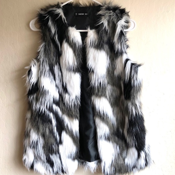 SHEIN Jackets & Blazers - SHEIN FUR VEST